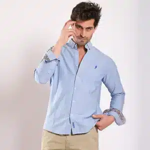 Men Oxford Button Up Shirt