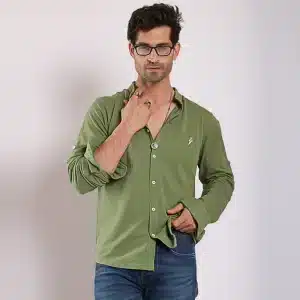 Men Polo Button-Up Shirt M99351